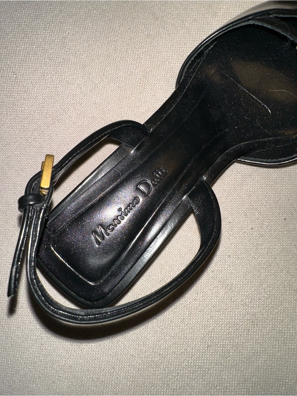 Massimo Dutti Black Leather Pointed Toe Slingback Pumps | 38, 7.5 - Picture 6 of 9